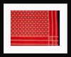 Ikat Handkerchief, one of a pair, detail by Unknown