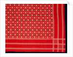 Ikat Handkerchief, one of a pair, detail by Unknown
