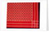 Ikat Handkerchief, one of a pair, detail by Unknown