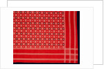 Ikat Handkerchief, one of a pair, detail by Unknown