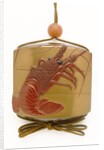 Inro depicting a crayfish by Tachibana Gyokuzan