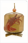 Inro depicting a crayfish by Tachibana Gyokuzan