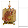 Inro depicting a crayfish by Tachibana Gyokuzan