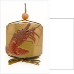 Inro depicting a crayfish by Tachibana Gyokuzan