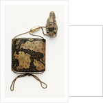 Inro depicting the map of Japan by Inaba