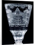 Goblet detailing garden scene by Unknown