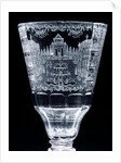 Goblet detailing garden scene by Unknown