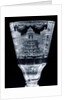 Goblet detailing garden scene by Unknown