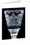 Goblet detailing garden scene by Unknown