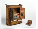 Doll' s cabinet by Unknown