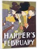 Harper's February by Edward Penfield
