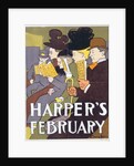Harper's February by Edward Penfield