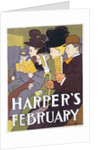 Harper's February by Edward Penfield