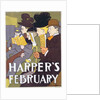 Harper's February by Edward Penfield