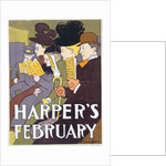 Harper's February by Edward Penfield
