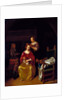 A Lady at her toilet by Caspar Netscher