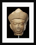 Figure of the Head of a Male Deity. Khmer, Koh Ker, 12th century by Unknown