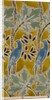 Blue birds textile design by Charles Francis Annesley Voysey