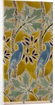 Blue birds textile design by Charles Francis Annesley Voysey