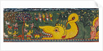 Krishna slaying the snake by Unknown