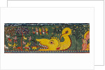 Krishna slaying the snake by Unknown