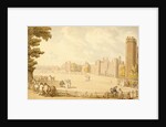 A View of Hampton Court Palace by Thomas Rowlandson