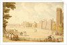 A View of Hampton Court Palace by Thomas Rowlandson