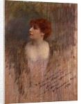 Sarah Bernhardt, probably a self portrait. France, 1896 by Sarah Bernhardt