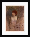 Sarah Bernhardt, probably a self portrait. France, 1896 by Sarah Bernhardt