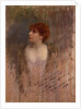 Sarah Bernhardt, probably a self portrait. France, 1896 by Sarah Bernhardt