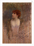Sarah Bernhardt, probably a self portrait. France, 1896 by Sarah Bernhardt