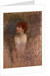 Sarah Bernhardt, probably a self portrait. France, 1896 by Sarah Bernhardt