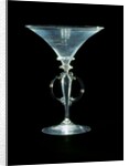Trumpet-shaped wine glass by Unknown
