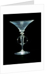 Trumpet-shaped wine glass by Unknown