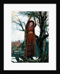 The 24th of December, Cutting the mistletoe, from The Graphic Xmas Number. England, 1886 by Anonymous