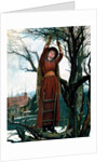 The 24th of December, Cutting the mistletoe, from The Graphic Xmas Number. England, 1886 by Anonymous