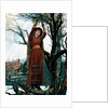 The 24th of December, Cutting the mistletoe, from The Graphic Xmas Number. England, 1886 by Anonymous