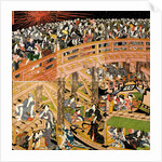 Fireworks over Ryoguku Bridge by Utagawa Toyokuni