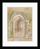 Chancel Arch, St.Peter's Church, Stanton Low by John Piper