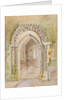 Chancel Arch, St.Peter's Church, Stanton Low by John Piper