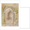 Chancel Arch, St.Peter's Church, Stanton Low by John Piper