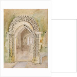 Chancel Arch, St.Peter's Church, Stanton Low by John Piper
