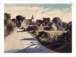 Litlington in the Cuckmere Valley by Rowland Hilder