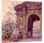Entrance to the Botanical Garden, Oxford, Oxfordshire by Walter Bayes