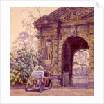Entrance to the Botanical Garden, Oxford, Oxfordshire by Walter Bayes