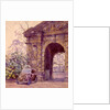 Entrance to the Botanical Garden, Oxford, Oxfordshire by Walter Bayes