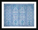 Panel of 80 tiles by Unknown