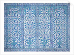 Panel of 80 tiles by Unknown
