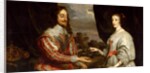 King Charles I and Queen Henrietta Maria by Gonzales Coques