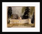 The Temple of British Worthies, Stowe, Gloucestershire by John Piper